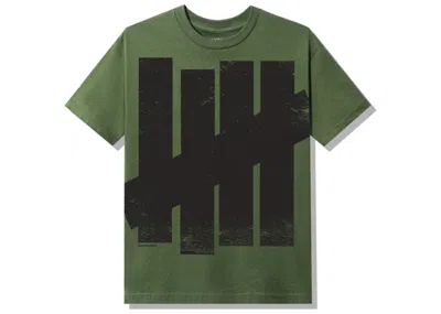 Pre-owned Anti Social Club Men's  Excessive T-shirt In Army Green