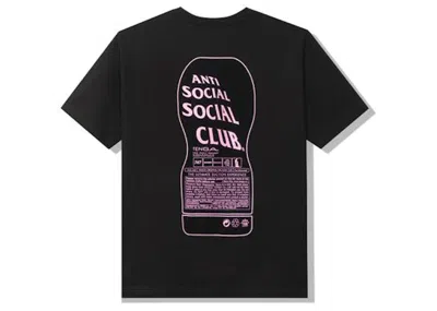 Pre-owned Anti Social Club Men's  Exhausted Tee Shirt In Black