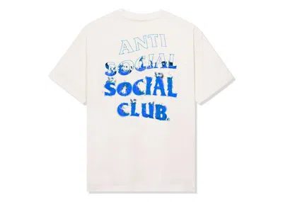 Pre-owned Anti Social Club Men's  Fire Inside 2 Tee Shirt In Cream In White