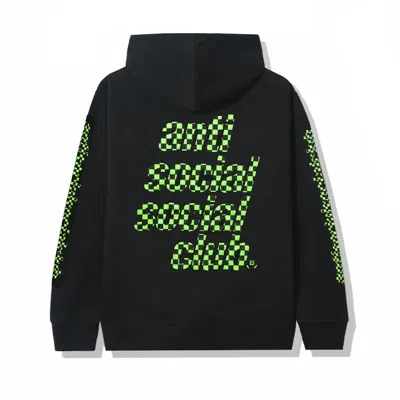 Pre-owned Anti Social Club Men's  Food Court Hoodie In Black