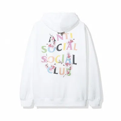 Pre-owned Anti Social Club Men's  Frantic Hoodie (fw19) In White