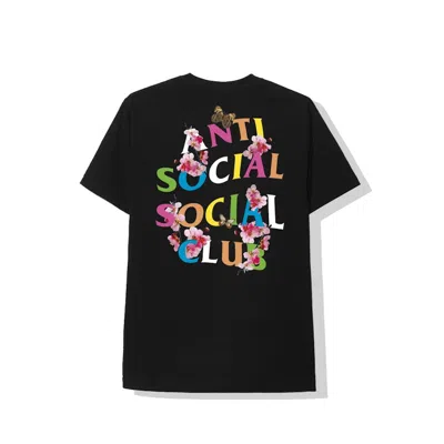 Pre-owned Anti Social Club Men's  Frantic Tee Shirt (fw19) In Black