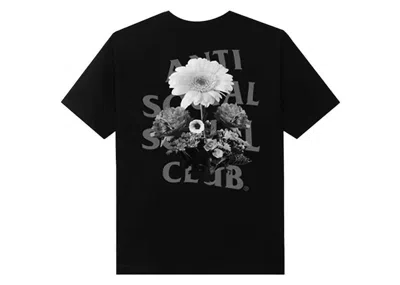 Pre-owned Anti Social Club Men's  Ghost Of You And Me 3m Reflective Tee Shirt In Black