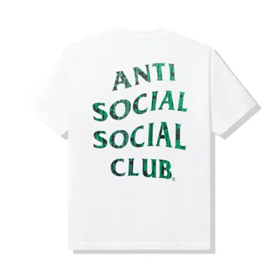 Pre-owned Anti Social Club Men's  Glitch T-shirt In White