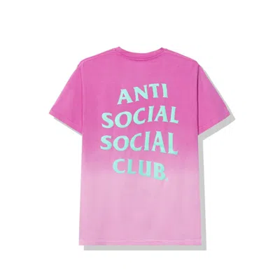 Pre-owned Anti Social Club Men's  Gone Tee Shirt In Pink