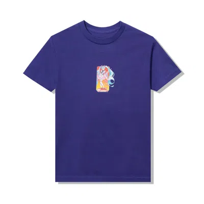 Pre-owned Anti Social Club Men's  Good Smile Racing Hatsune Miku T-shirt In Purple