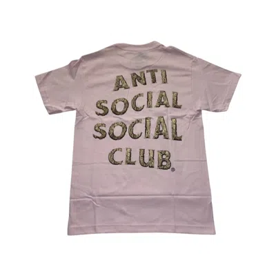 Pre-owned Anti Social Club Men's  Good Wood T-shirt In Pink