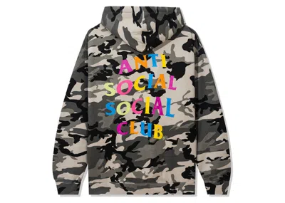 Pre-owned Anti Social Club Men's  Goodbye Forever Hoodie In Camo