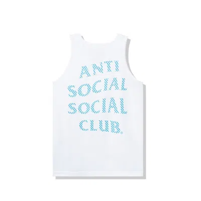 Pre-owned Anti Social Club Men's  Goodbye Summer Tank In White
