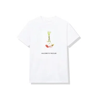 Pre-owned Anti Social Club Men's  Hello Goodbye Tee Shirt In White