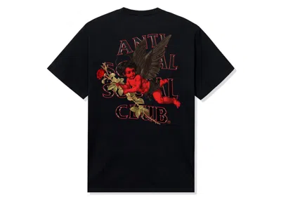 Pre-owned Anti Social Club Men's  Hierarchy Tee Shirt In Black