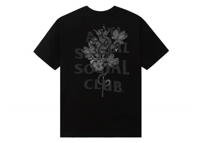 Pre-owned Anti Social Club Men's  Hokkaido 3m Tee Shirt In Black