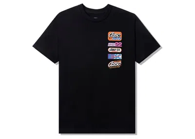 Pre-owned Anti Social Club Men's  Hot Nights Tee Shirt In Black