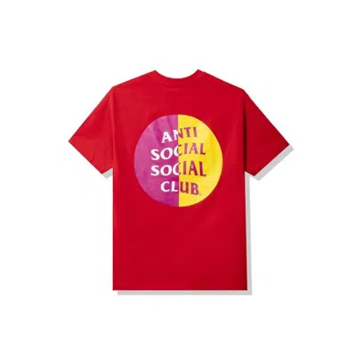 Pre-owned Anti Social Club Men's  Hypocrite Tee Shirt In Red