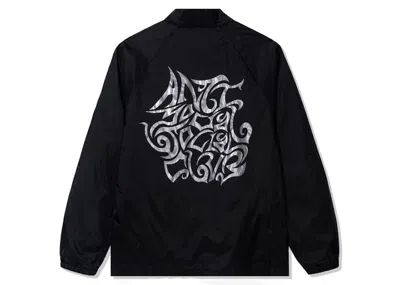 Pre-owned Anti Social Club Men's  I Get Into It Coach Jacket In Black