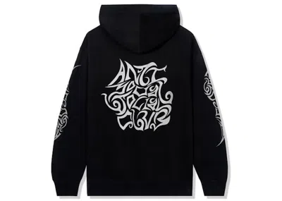 Pre-owned Anti Social Club Men's  I Get Into It Hoodie In Black