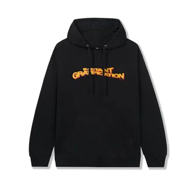 Pre-owned Anti Social Club Men's  Ig Hoodie In Black