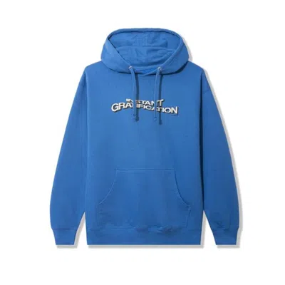 Pre-owned Anti Social Club Men's  Ig Hoodie In Blue