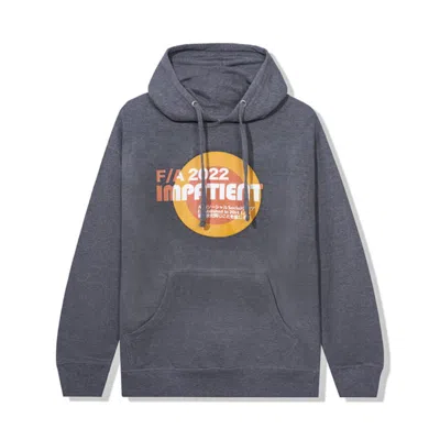 Pre-owned Anti Social Club Men's  Impatient Hoodie In Heather Grey