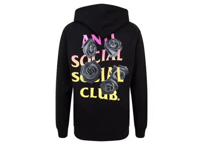 Pre-owned Anti Social Club Men's  In The Lead (members Only) Hoodie In Black