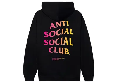 Pre-owned Anti Social Club Men's  Indoglo Hoodie In Black