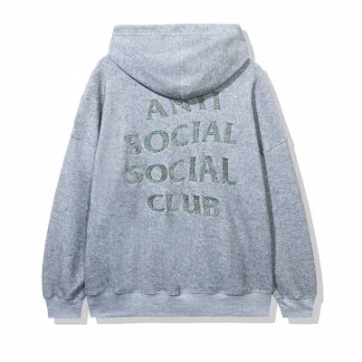 Pre-owned Anti Social Club Men's  Inside Of Me Hoodie In Grey In Gray