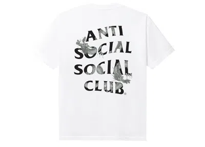 Pre-owned Anti Social Club Men's  Japan Exclusive Tatz Tee Shirt In White
