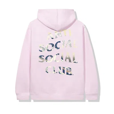 Pre-owned Anti Social Club Men's  (japan Only) 4 Car Pileup Tonkotsu Logo Hoodie In Pink