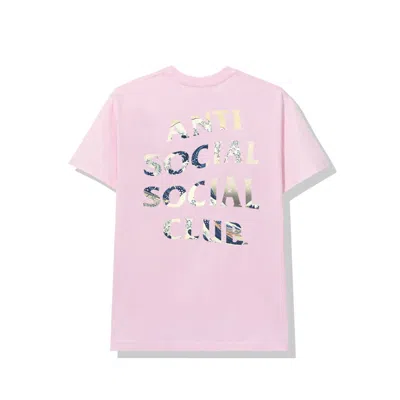 Pre-owned Anti Social Club Men's  (japan Only) 4 Car Pileup Tonkotsu Logo Tee Shirt In Pink