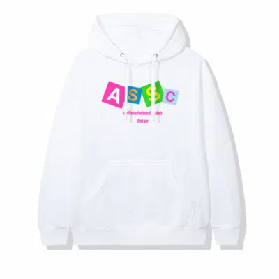 Pre-owned Anti Social Club Men's  (japan Only) Angel Hair Hoodie In White