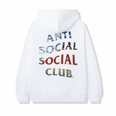 Pre-owned Anti Social Club Men's  (japan Only) Ultra Light Hoodie In White