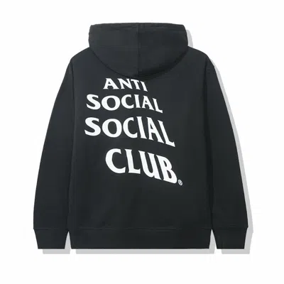 Pre-owned Anti Social Club Men's  Jock Hoodie In Black