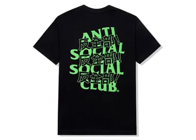 Pre-owned Anti Social Club Men's  Kaburosai Tee Shirt In Black