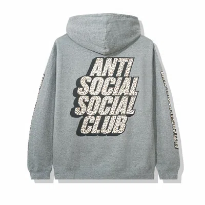 Pre-owned Anti Social Club Men's  Kitten Hoodie In Grey