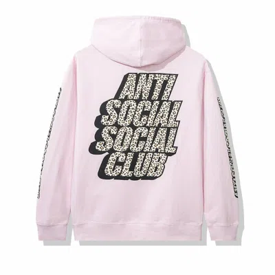 Pre-owned Anti Social Club Men's  Kitten Hoodie In Pink