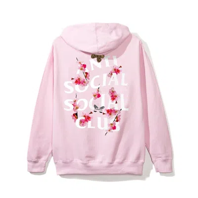 Pre-owned Anti Social Club Men's  Kkoch Hoodie In Pink