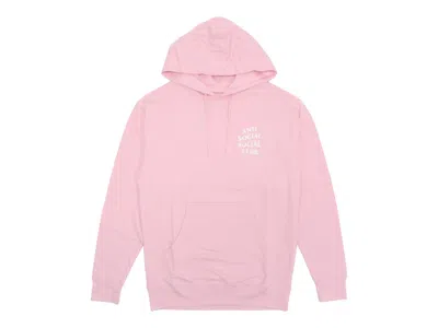 Pre-owned Anti Social Club Men's  Kkoch Hoodie In Pink