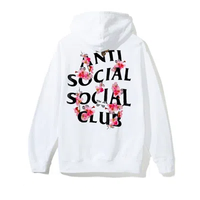 Pre-owned Anti Social Club Men's  Kkoch Hoodie In White
