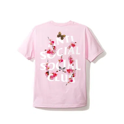 Pre-owned Anti Social Club Men's  Kkoch T-shirt In Pink