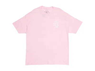 Pre-owned Anti Social Club Men's  Kkoch T-shirt In Pink