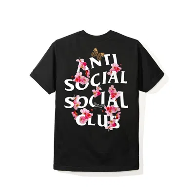 Pre-owned Anti Social Club Men's  Kkoch Tee Shirt In Black