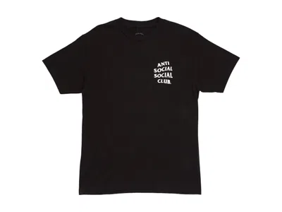 Pre-owned Anti Social Club Men's  Kkoch Tee Shirt In Black
