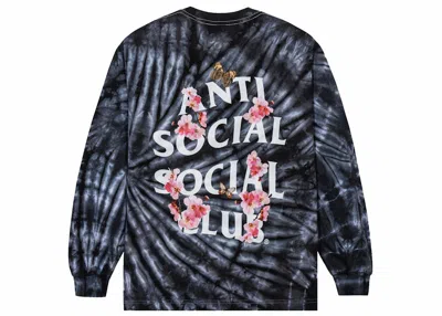 Pre-owned Anti Social Club Men's  Kkoch Wifi Long Sleeve In Tie Dye