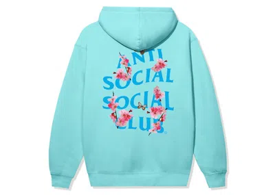Pre-owned Anti Social Club Men's  Kkotch Hoodie In Mint