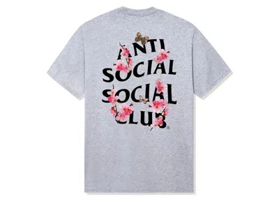 Pre-owned Anti Social Club Men's  Kkotch Tee Shirt In Grey