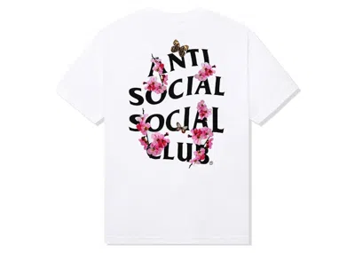 Pre-owned Anti Social Club Men's  Kkotch Tee Shirt In White