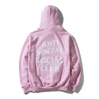 Pre-owned Anti Social Club Men's  Know You Better Hoodie In Pink