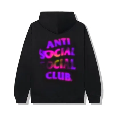Pre-owned Anti Social Club Men's  Lava Hoodie In Black
