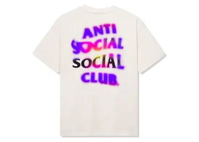 Pre-owned Anti Social Club Men's  Lava Tee Shirt In Natural