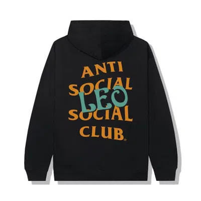Pre-owned Anti Social Club Men's  Leo Hoodie In Black